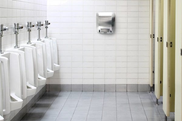 public toilet hand dryers